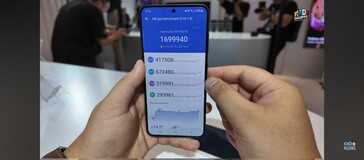 Samsung Galaxy S24 Puntuación AnTuTu (imagen vía Khôi Ngọng en YouTube)
