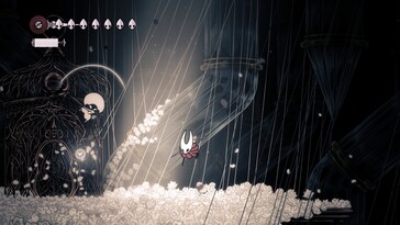 Hollow Knight: Silksong PC screenshot showing Hornet character model (Fuente de la imagen: Steam)