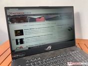 Uso del ASUS ROG Strix Scar II GL704GW en el exterior