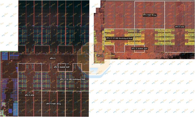 La NPU 5 de Intel es más pequeña que la NPU 4 de Lunar Lake, aunque conserva el mismo rendimiento INT8.
