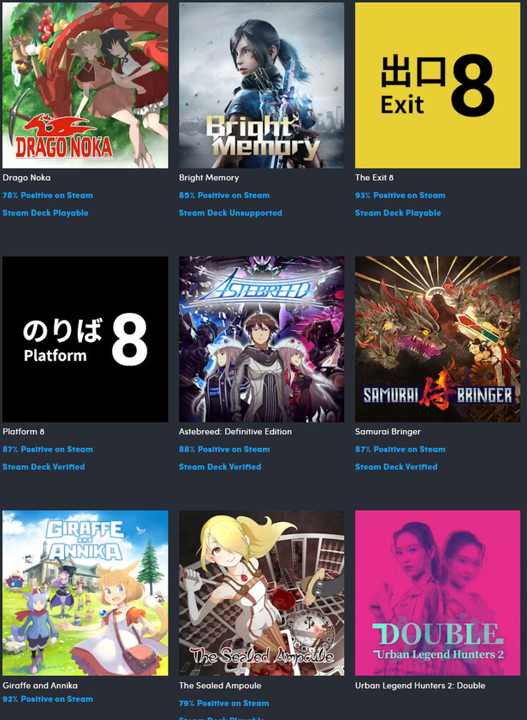 Juegos adicionales en el nivel de 9 dólares