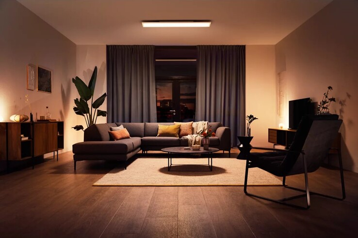 La nueva Philips Aurelle Rectangle Panel Light. (Fuente de la imagen: Philips Hue)