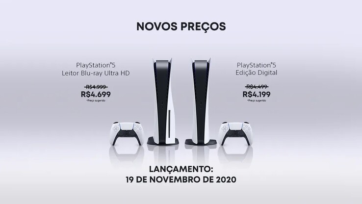 Reducción del precio del PS5 en Brasil. (Fuente de la imagen: PlayStation)
