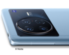 El Vivo X Note llegará en tres colores con acabados tipo cuero. (Fuente de la imagen: Vivo y JD.com)