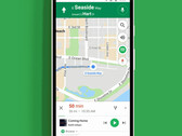 Los controles de música han desaparecido de Google Maps. (Fuente de la imagen: Spotify)