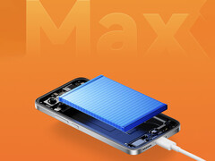 El Note 17 Pro Max también será compatible con la carga rápida de 100 W. En la imagen: una fotografía promocional en la que destaca la gran batería.
