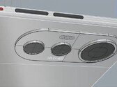 Un render del "P70". (Fuente: Ark Click vía Weibo)
