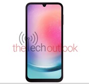 Galaxy A24 - rojo oscuro (Fuente de la imagen: Thetechoutlook)