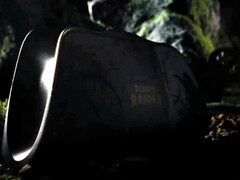 La imagen oscurecida muestra la base de carga del 8BitDo Pro 3, edición Tomb Raider.