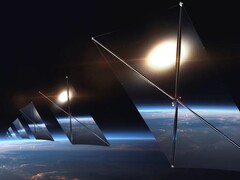 Una representación de la constelación de satélites que enviará al espacio Reflect Orbital. (Fuente de la imagen: Reflect Orbital)