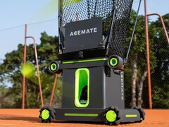 El robot de tenis Acemate ayuda a eliminar la necesidad de encontrar un compañero de tenis para los peloteos y la práctica del saque. (Fuente de la imagen: Acemate)