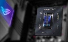 El Intel Core i9-12900K es un chip híbrido con 16 núcleos y 24 hilos. (Fuente de la imagen: Intel/Asus (placa Z590-E) - editada)