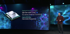Intel presentó el Core i9-12900KS en enero en el CES 2022. (Fuente de la imagen: Intel)