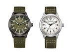 En la imagen, de izquierda a derecha: el Citizen AW1877-09X y el AW1870-08A. (Fuente de la imagen: Joyeria Pato)