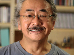 Un primer plano del compositor de Final Fantasy Nobuo Uematsu (fuente de la imagen: Red Bull)