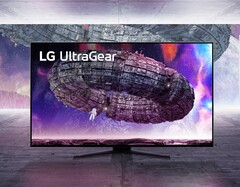 El nuevo monitor UltraGear 48GQ900 de LG es el primer panel OLED de la compañía que soporta frecuencias de refresco de 138 Hz.  (Fuente de la imagen: LG)