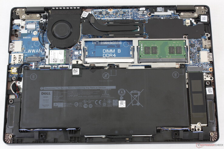 Fácil acceso a los componentes internos, como es tradición en los portátiles Dell Latitude