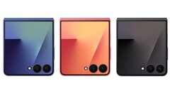 Ya circula por Internet una primera imagen real del Samsung Galaxy Z Flip7 con el embalaje y la tapa de la pantalla encendidos. (Fuente de la imagen: Evan Blass)