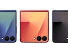 Ya circula por Internet una primera imagen real del Samsung Galaxy Z Flip7 con el embalaje y la tapa de la pantalla encendidos. (Fuente de la imagen: Evan Blass)
