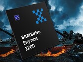 Se espera que el Samsung Exynos 2200 ofrezca la tecnología ray-tracing en los juegos compatibles. (Fuente de la imagen: Samsung - editada (maqueta del Exynos 2200))