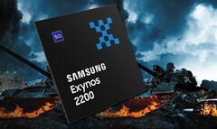 Se espera que el Samsung Exynos 2200 ofrezca la tecnología ray-tracing en los juegos compatibles. (Fuente de la imagen: Samsung - editada (maqueta del Exynos 2200))