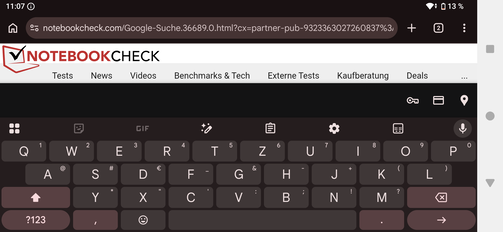 Reseña del teclado del Sony Xperia 1 VIII