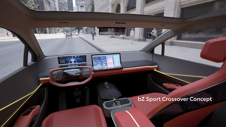 El Toyota bZ Sport Crossover concept EV. (Fuente de la imagen: Toyota)
