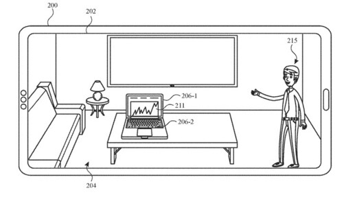 Detalle de la patente que muestra un Apple Store Personal Shopper