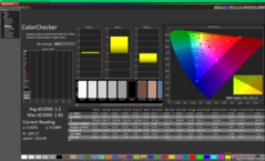 ColorChecker (frente a sRGB)