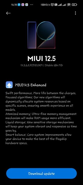 MIUI 12.5 mejorado para el Mi 10T/Pro en Europa.