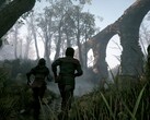 Una imagen en la que aparecen dos personajes de «A Plague Tale: Innocence», ahora con un 90 % de descuento en Steam.