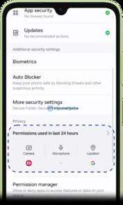 ...una versión de One UI que insinúa fuertemente características similares a Android 14...