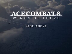 Se muestra el banner de Ace Combat 8: Wings of Theve.