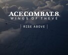 Se muestra el banner de Ace Combat 8: Wings of Theve.