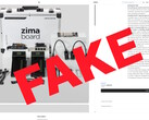 Tienda falsa de productos Zima