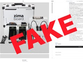 Tienda falsa de productos Zima