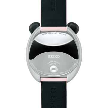 El Seiko Power Design Project Panda Chronograph en rosa