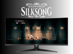 Hollow Knight: Se muestra la compatibilidad del monitor ultra ancho Silksong (Fuente de la imagen: Team Cherry, Asus con modificaciones)