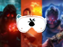 El paquete de juegos Upload VR cuenta con un total de 9 juegos. En la imagen: foto de portada editada de la colección. (Fuente de la imagen: Humble Bundle y Steam - editado)