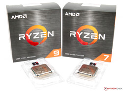 AMD Ryzen 9 5900X and AMD Ryzen 7 5800X en review. Unidades de examen proporcionadas por AMD Alemania