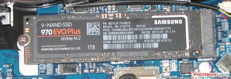 Una SSD NVMe sirve como unidad del sistema.