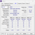 Información del sistema CPU-Z: SPD