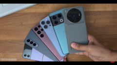 Estos teléfonos compiten para ganar una prueba de duración de la batería. (Fuente: TechDroider vía YouTube) 