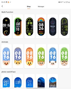 Xiaomi Smart Band 7 con muchas caras de reloj