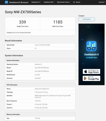 (Fuente de la imagen: Geekbench)