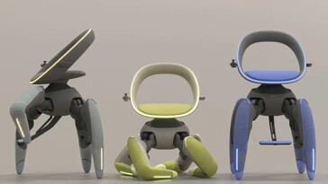 La silla autónoma de cuatro patas Walk Me de Toyota (Fuente de la imagen: Toyota)