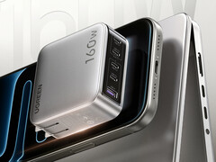 El nuevo cargador rápido de 5 puertos y 160 W cuesta unos 36 dólares en China. En la imagen: imagen promocional del adaptador de corriente. (Fuente de la imagen: Ugreen)