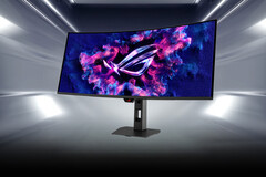 ROG Strix OLED XG34WCDMS. Asus sigue siendo la mayor marca mundial de monitores OLED.