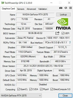 Zotac GeForce RTX 2070 AMP Extreme