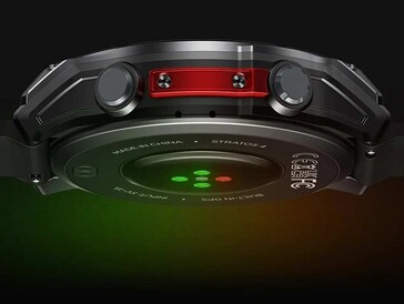 El sensor de frecuencia cardiaca es óptico (Fuente de la imagen: Zeblaze)